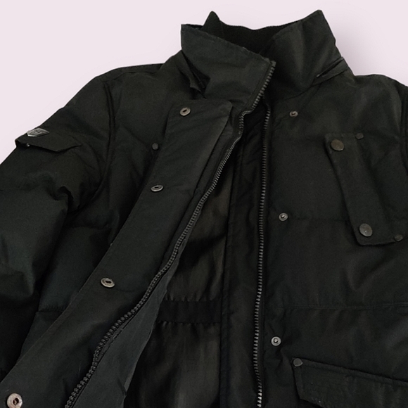 Noize Vegan Black Coat w/Detachable Hood - Picture 8 of 16